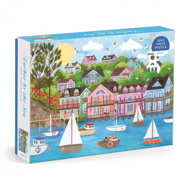 Galison Puzzle Přístav u moře Joy Laforme 1000 dílků Galison Puzzle Přístav u moře Joy Laforme 1000 dílků
