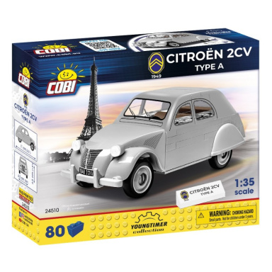 Cobi 24510 Youngtimer - Citroen 2CV type A (1949), 1:35, 80 k
