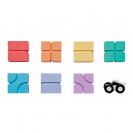 Qbi 131 Smart Puzzle – kreativní magnetická stavebnice s autíčky