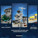 Reobrix 77051 Bismarck World of Warships