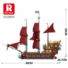 Reobrix 66010 Pirátská loď
