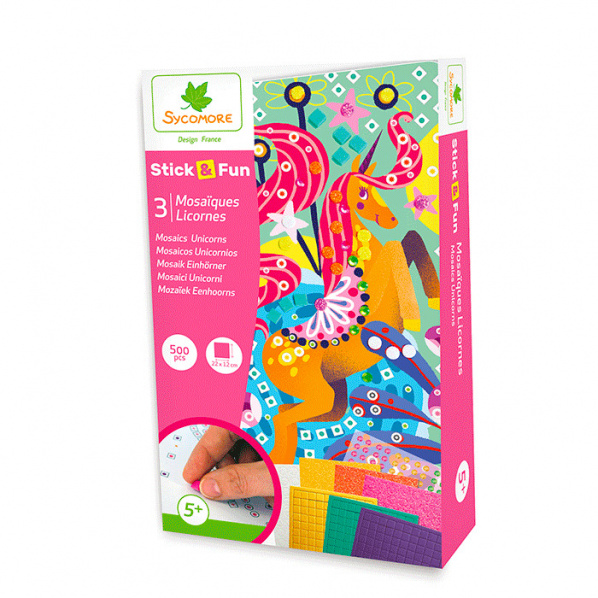 Stick & Fun - mozaika - jednorožci Stick & Fun - mozaika - jednorožci