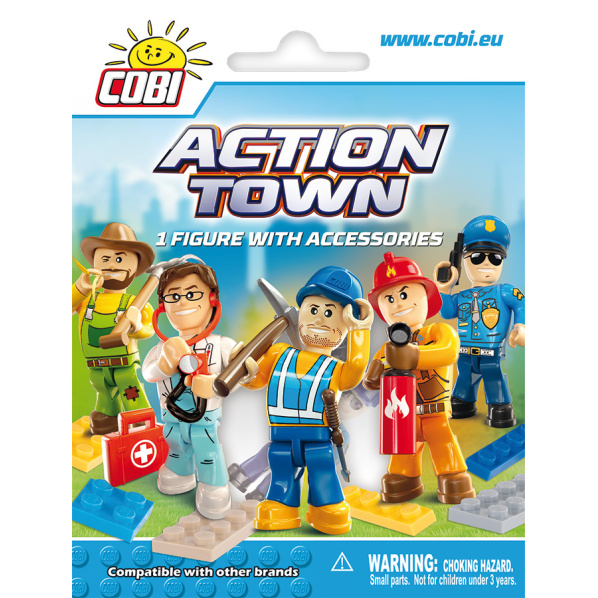 Cobi 1852 Action Town - 1 figurka s příslušenstvím