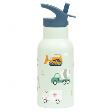 A Little Lovely Company - nerezová lahev na pití, 350 ml  - vozidla