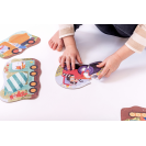 Betexa KukiKuk - Véééliké puzzle Stavební stroje