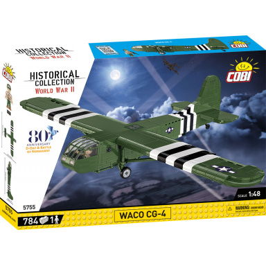 COBI 5755 Americký bezmotorový kluzák WACO CG-4 D-DAY