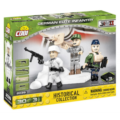Cobi 2039 3 figurky s doplňky German Elite Infantry
