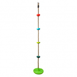 2Kids Toys Dětské šplhací lano s disky barevné