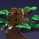 Mould King 24115 Mini květiny v květináči – Orchidej, Bonsaj, Květ energie