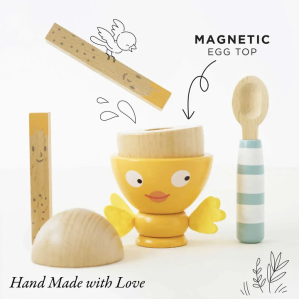 Le Toy Van Snídaňový set veselé vajíčko Le Toy Van Snídaňový set veselé vajíčko
