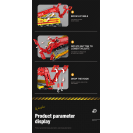 Reobrix 22012 Odtahový vůz s jeřábem R/C