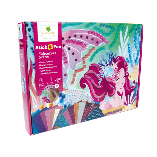 Stick & Fun mozaika - Mořská panna Stick & Fun mozaika - Mořská panna