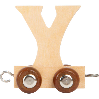 Dřevěný vláček vláčkodráhy abeceda písmeno  Y