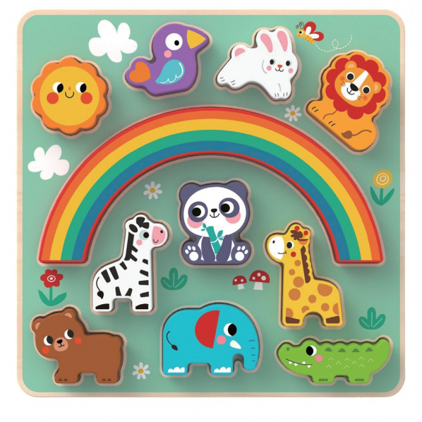 2Kids Toys Balanční puzzle se zvířátky 2 v 1 2Kids Toys Balanční puzzle se zvířátky 2 v 1