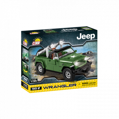 Cobi 24095 Jeep Wrangler vojenský, 1:35, 98 k