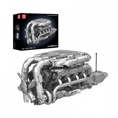 Mould King 10168 Automobilový motor Mercedes AMG V8 Twin-turbo