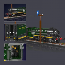 Mould King 12044 Flying Scotsman – Britská parní lokomotiva