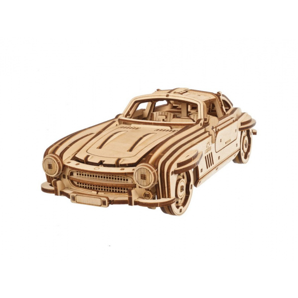 Ugears 3D dřevěné mechanické puzzle Auto Winged Sports Coupe Ugears 3D dřevěné mechanické puzzle Auto Winged Sports Coupe