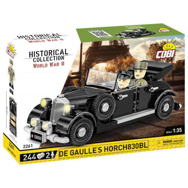 Cobi 2261 Německý osobní vůz Horch 830BL generála De Gaullea