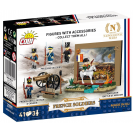 COBI 20090 3 figurky s doplňky Francouzští vojáci